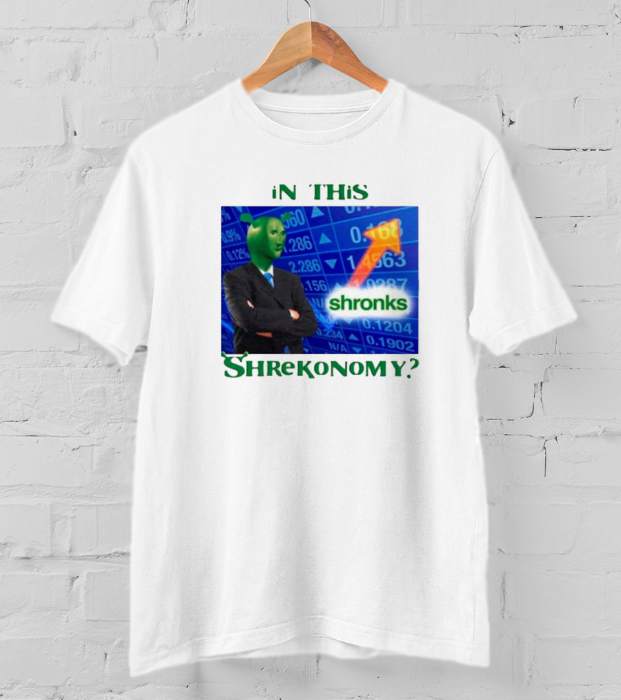 In This Shrekonomy Shronks Stock Market T-Shirt