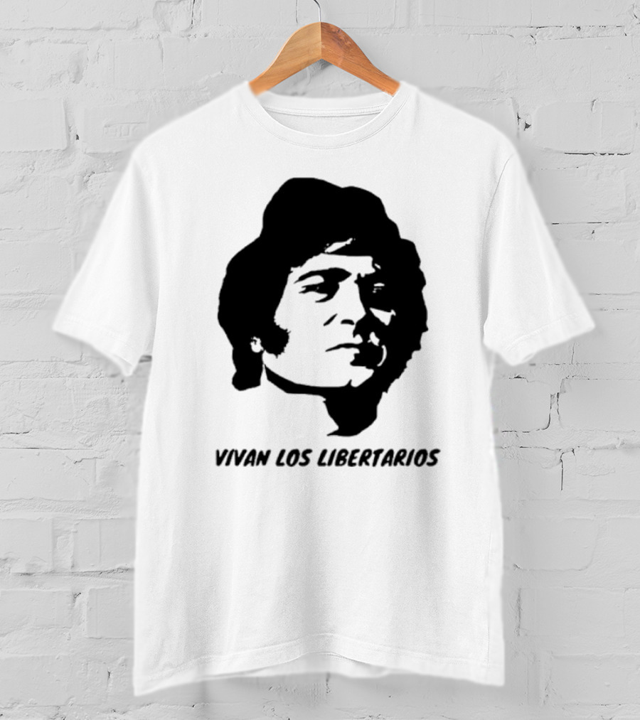 Vivan Los Libertarios Victor Jara Tribute Text T-Shirt