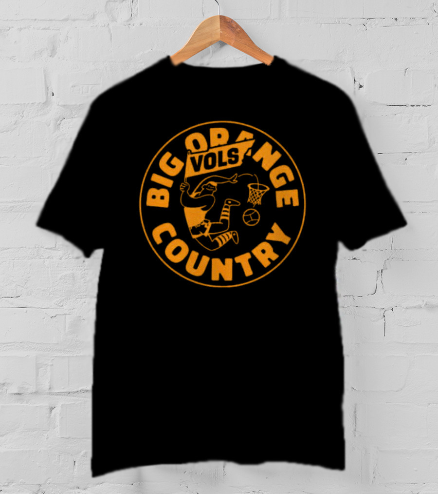 Big Orange Country Vols Vintage Basketball T-Shirt