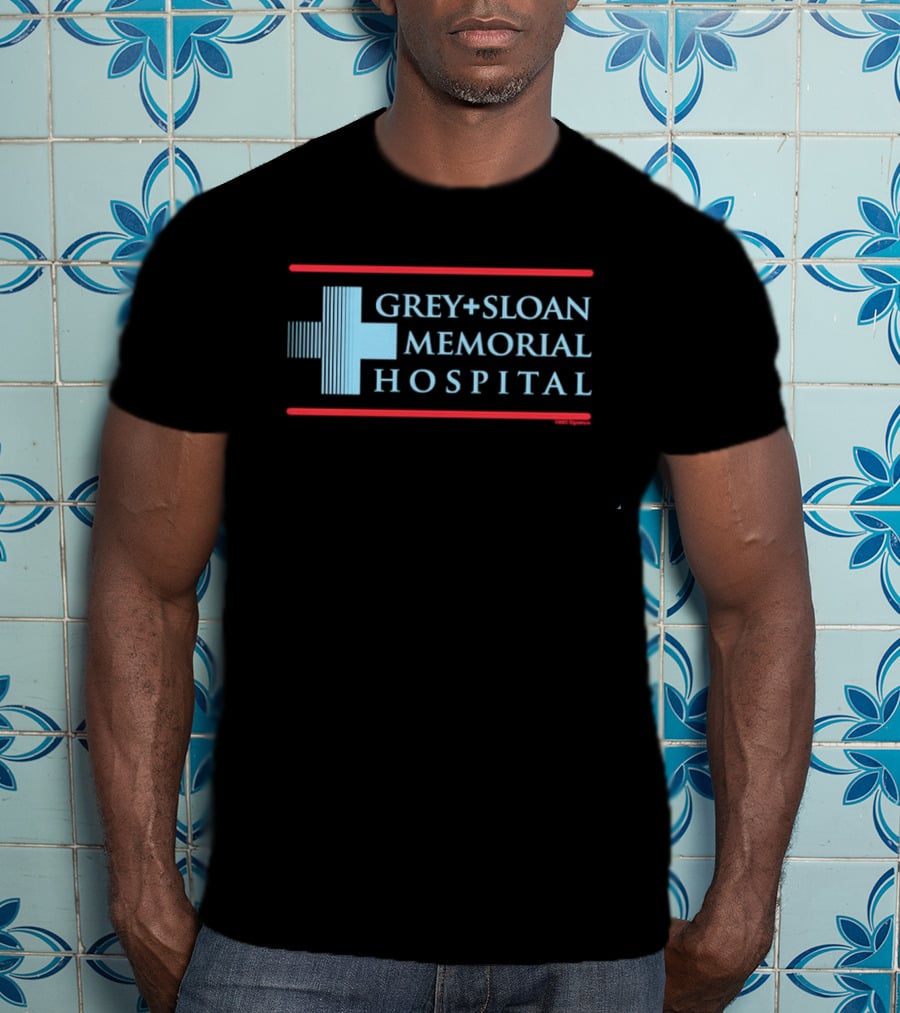 Grey + Sloan Memorial Hospital Logo Grey's Anatomy Fan Merchandise T-Shirt