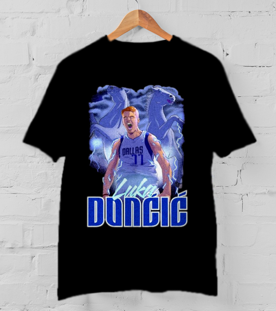 Luka Doncic Dallas Mavericks Basketball Mavericks Player T-Shirt