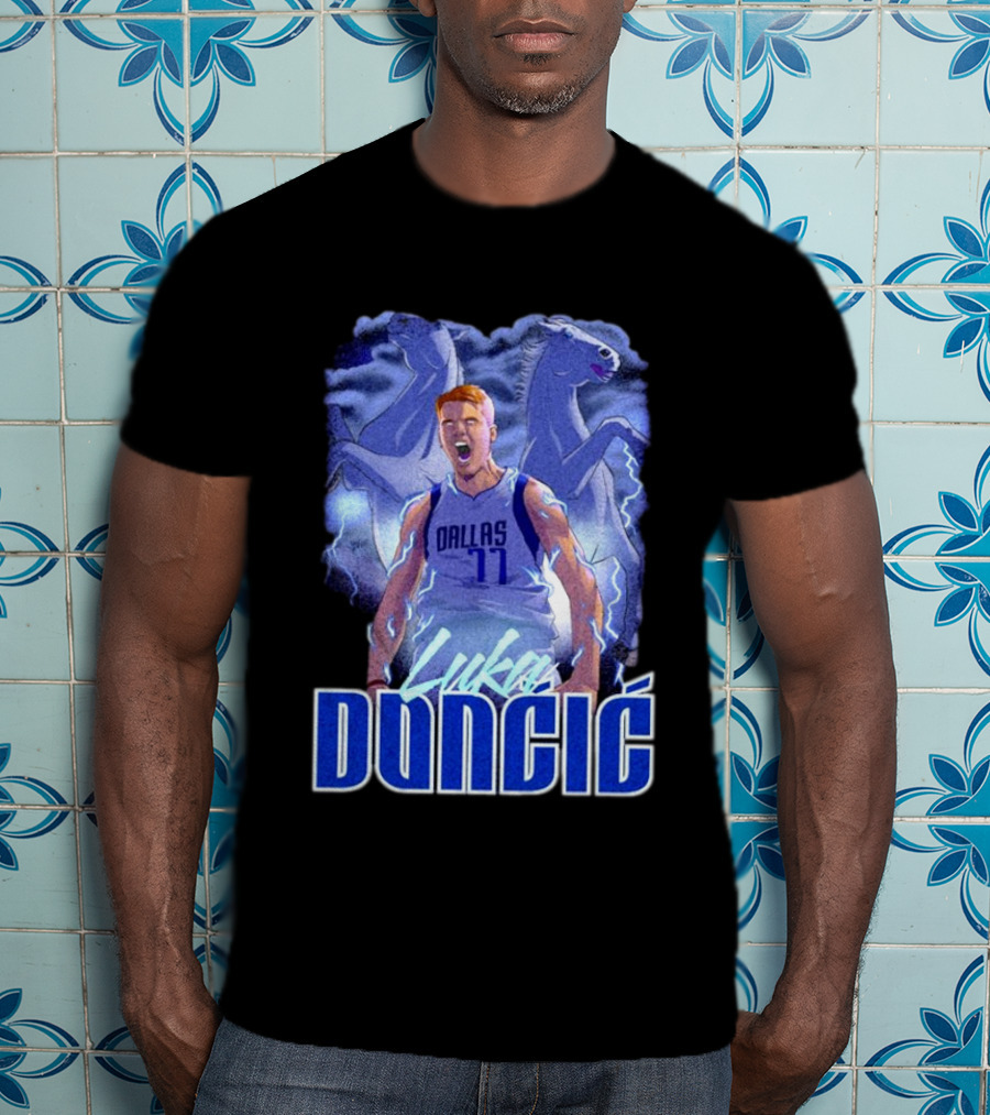 Luka Doncic Dallas Mavericks Basketball Mavericks Player T-Shirt