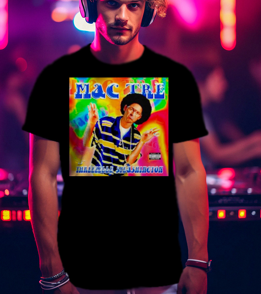 Mac Tre Is Threezelle Splashington Vibrant Hip-Hop T-Shirt