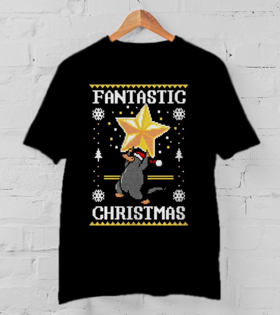 Fantastic Christmas Platypus Star T-Shirt