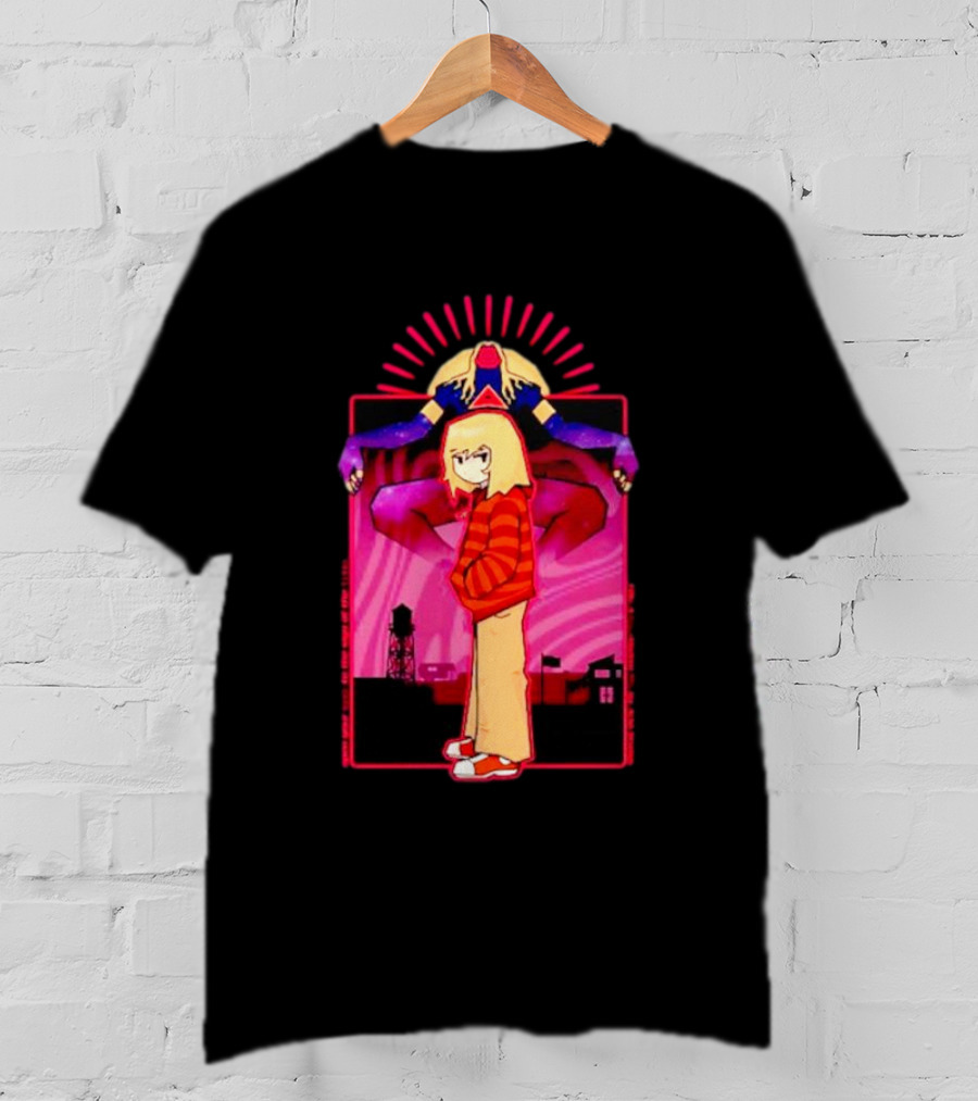 Rory Soul Survivor Animation Character With Oversized Hoodie And Cosmic Creature T-Shirt