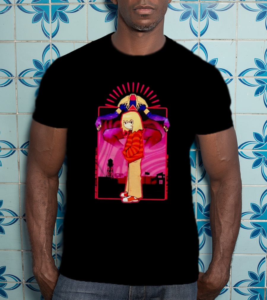 Rory Soul Survivor Animation Character With Oversized Hoodie And Cosmic Creature T-Shirt