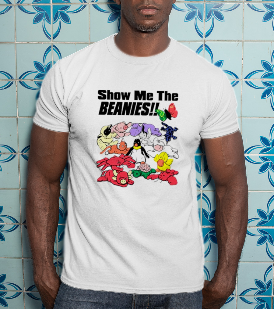 Show Me The Beanies Colorful Toy Collection T-Shirt