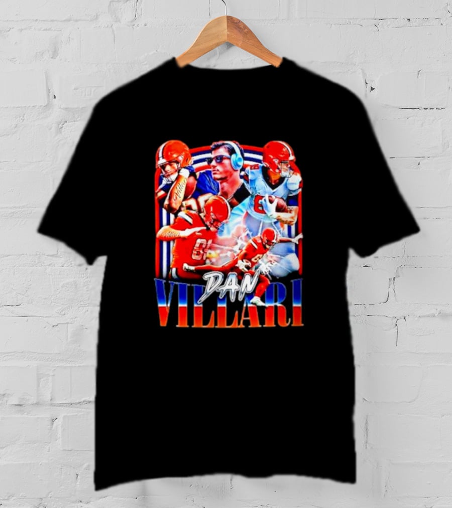 Syracuse University Dan Villari Football Action Collage T-Shirt