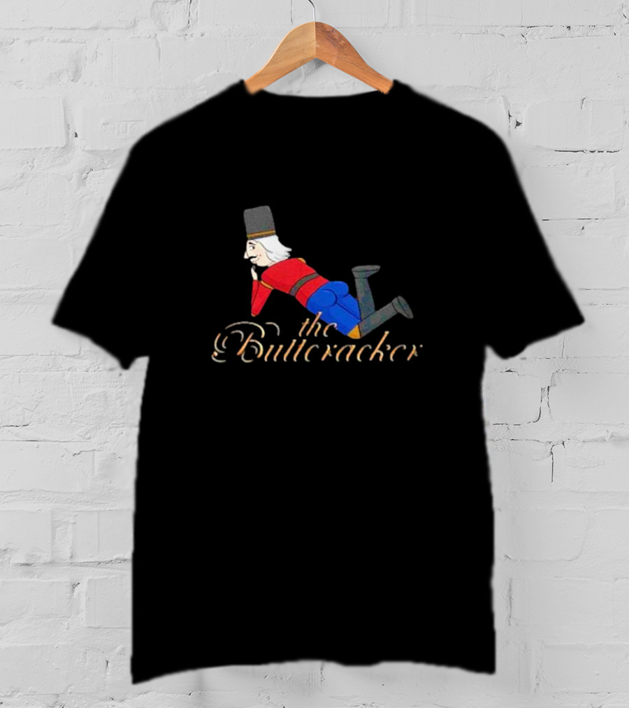 The Buttcracker Toy Soldier Humor Playful Nutcracker T-Shirt