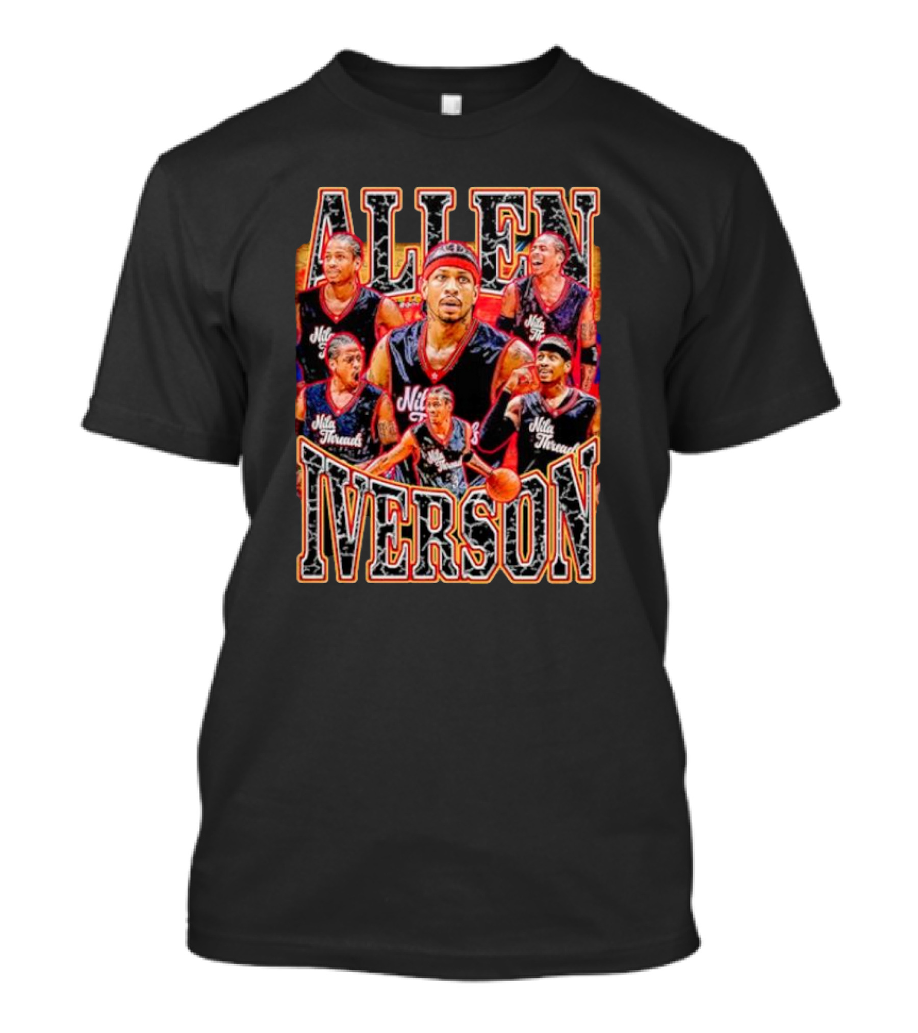 Allen Iverson Philadelphia 76ers Legend Iconic Basketball T-Shirt