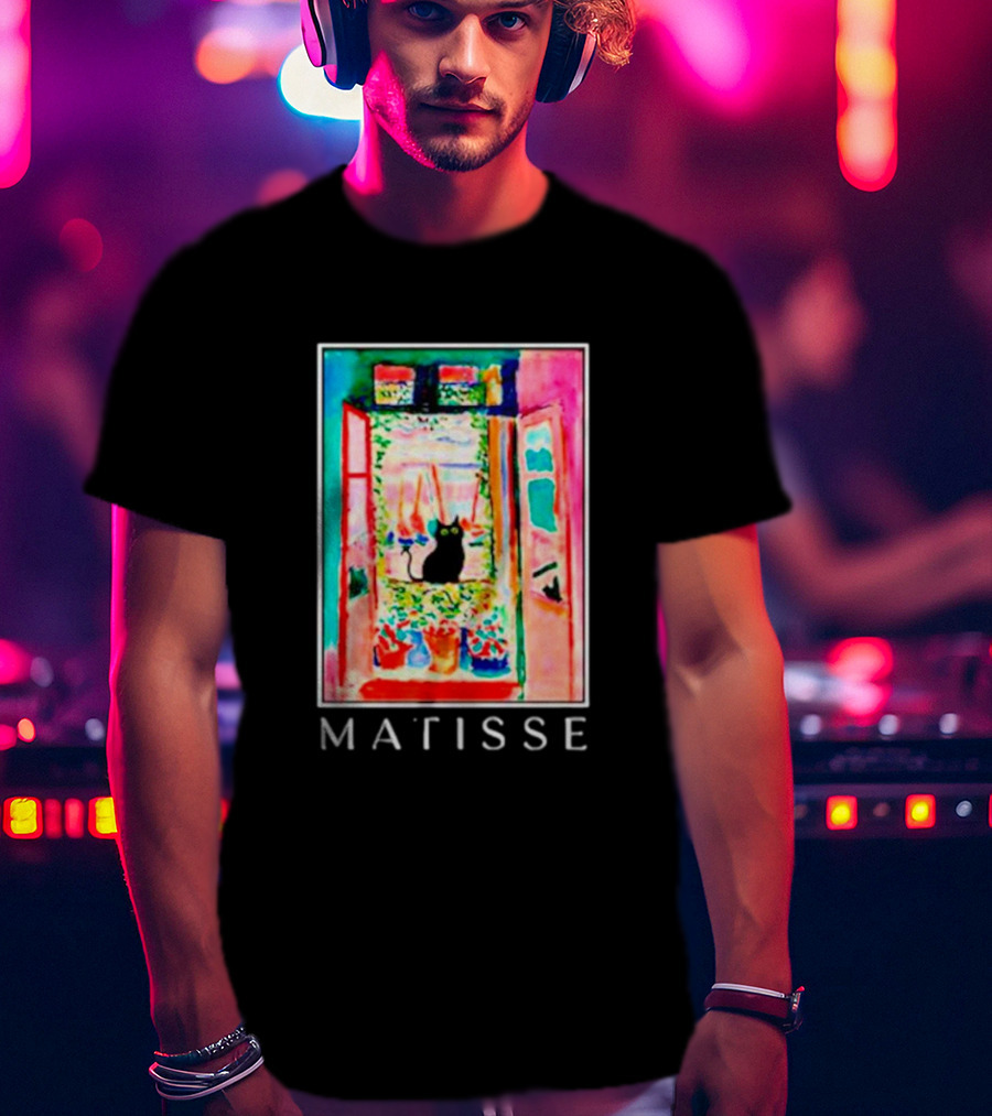 Matisse Open Window With Cat T-Shirt