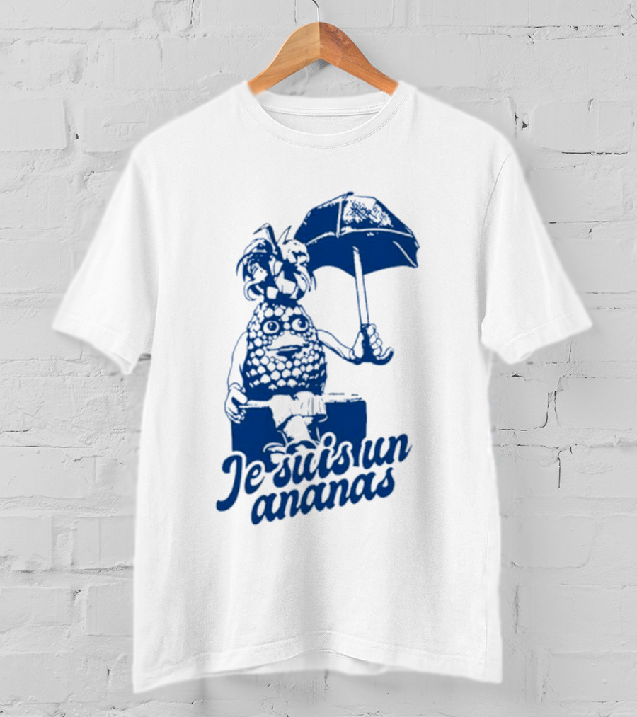 Je Suis Un Ananas Avec Parapluie Et Personnage Humoristique T-Shirt