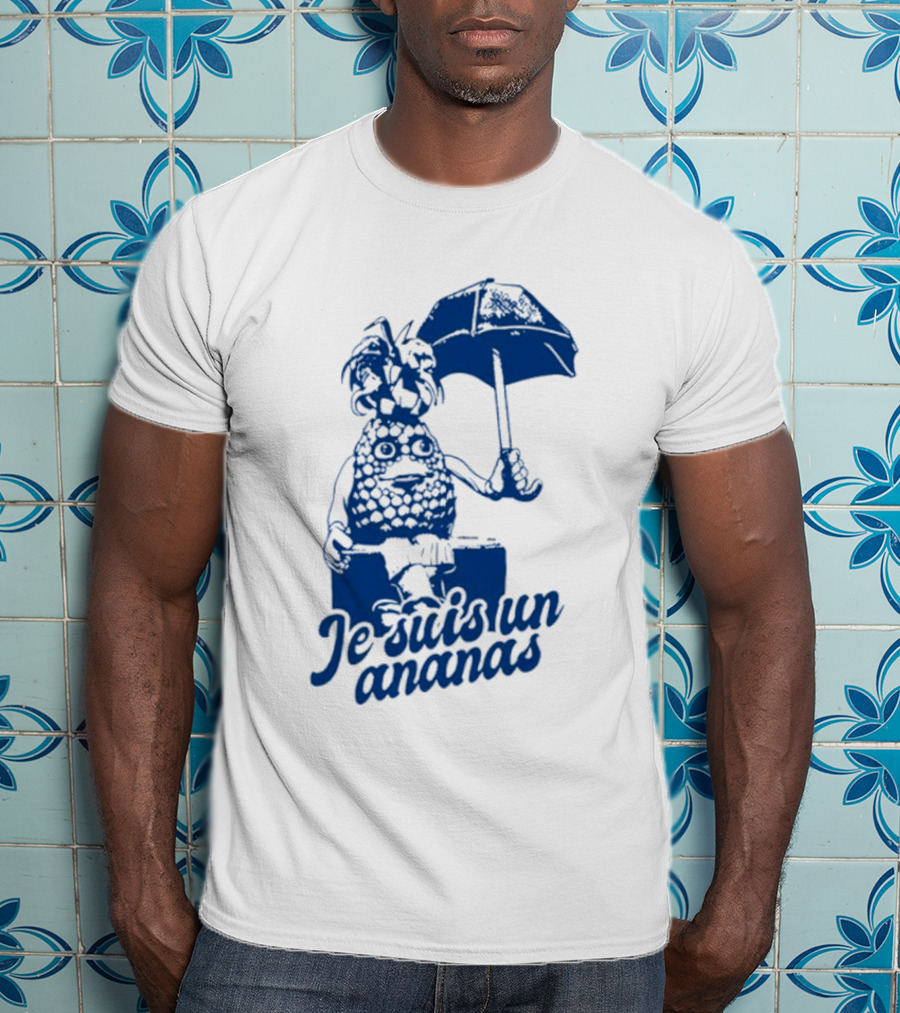Je Suis Un Ananas Avec Parapluie Et Personnage Humoristique T-Shirt