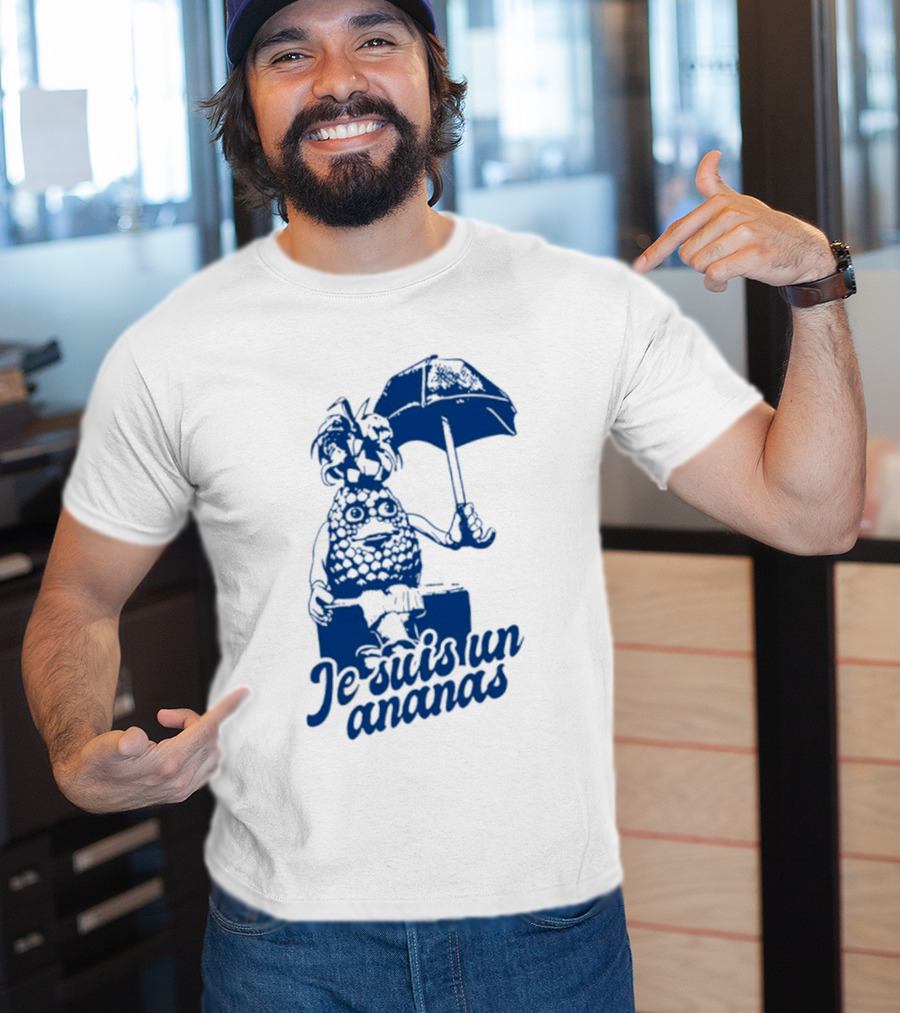 Je Suis Un Ananas Avec Parapluie Et Personnage Humoristique T-Shirt
