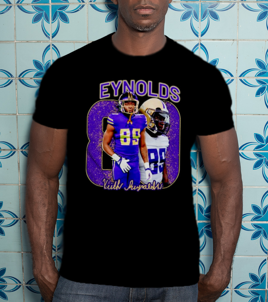 Eynolds 89 Keith Reynolds Husky Football Jersey T-Shirt