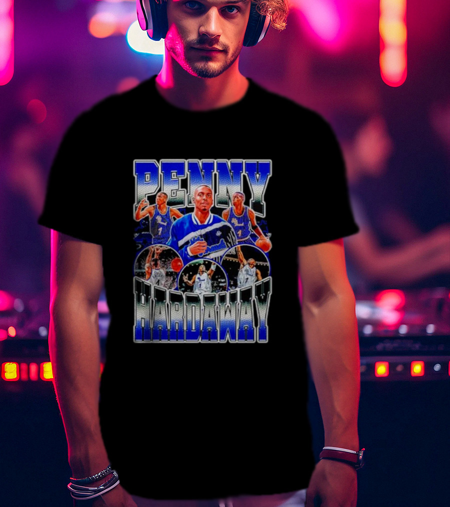 Penny Hardaway Orlando Magic Basketball Legend Retro Collection T-Shirt