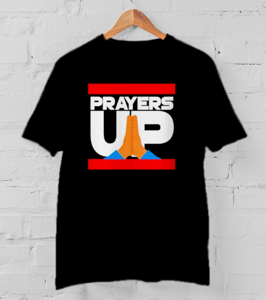 Prayers Up Hands Together T-Shirt