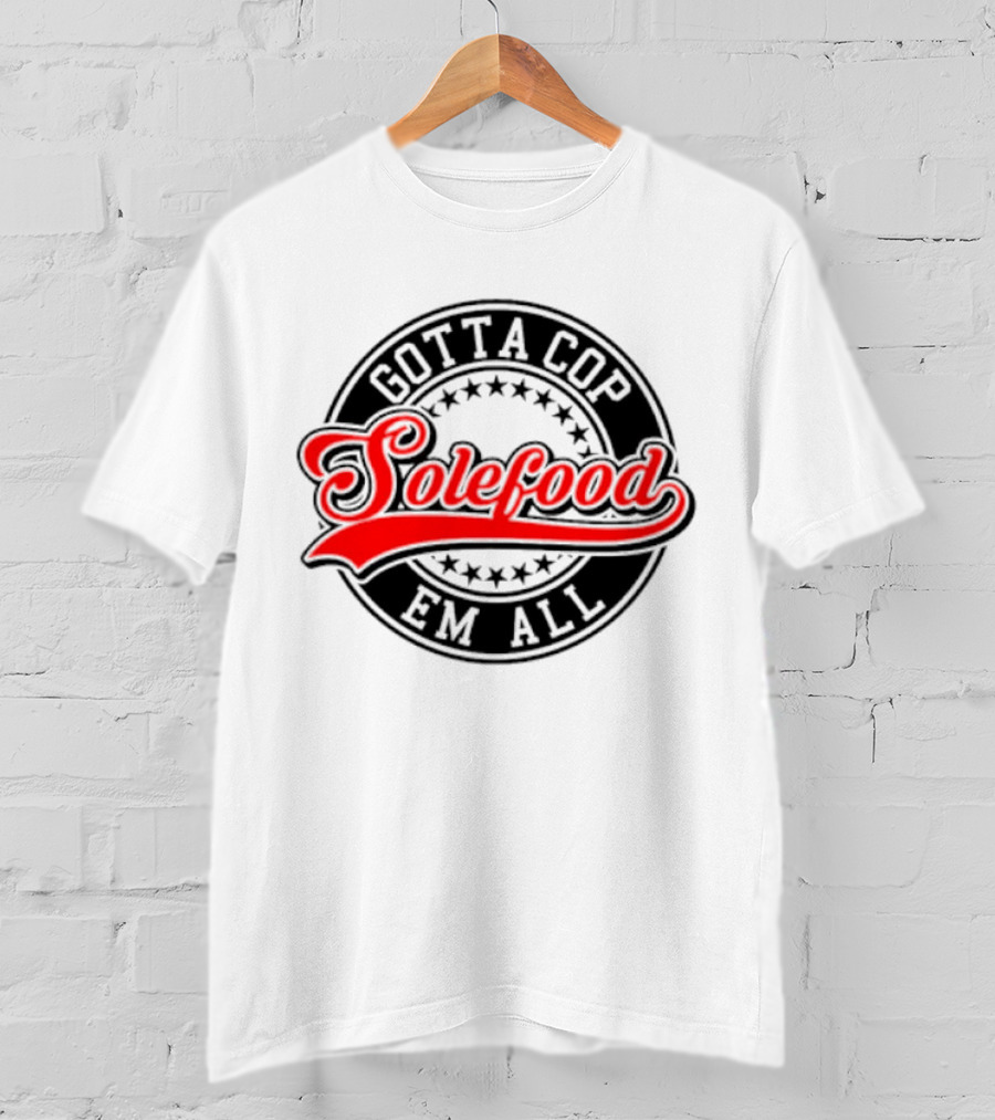 Solefood Gotta Cop Em All Badge T-Shirt