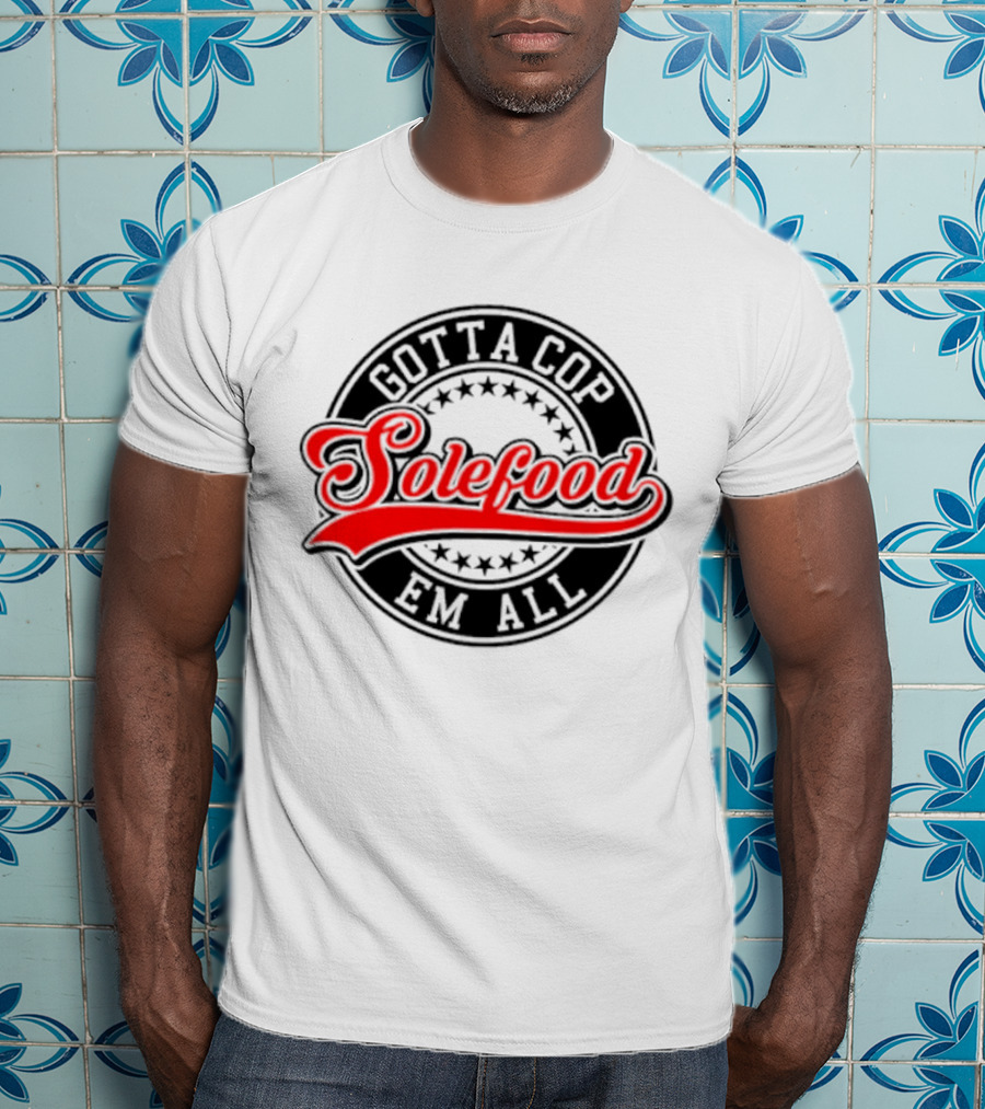 Solefood Gotta Cop Em All Badge T-Shirt