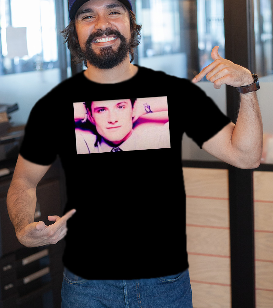 Josh Hutcherson Whistle Iconic Pose T-Shirt