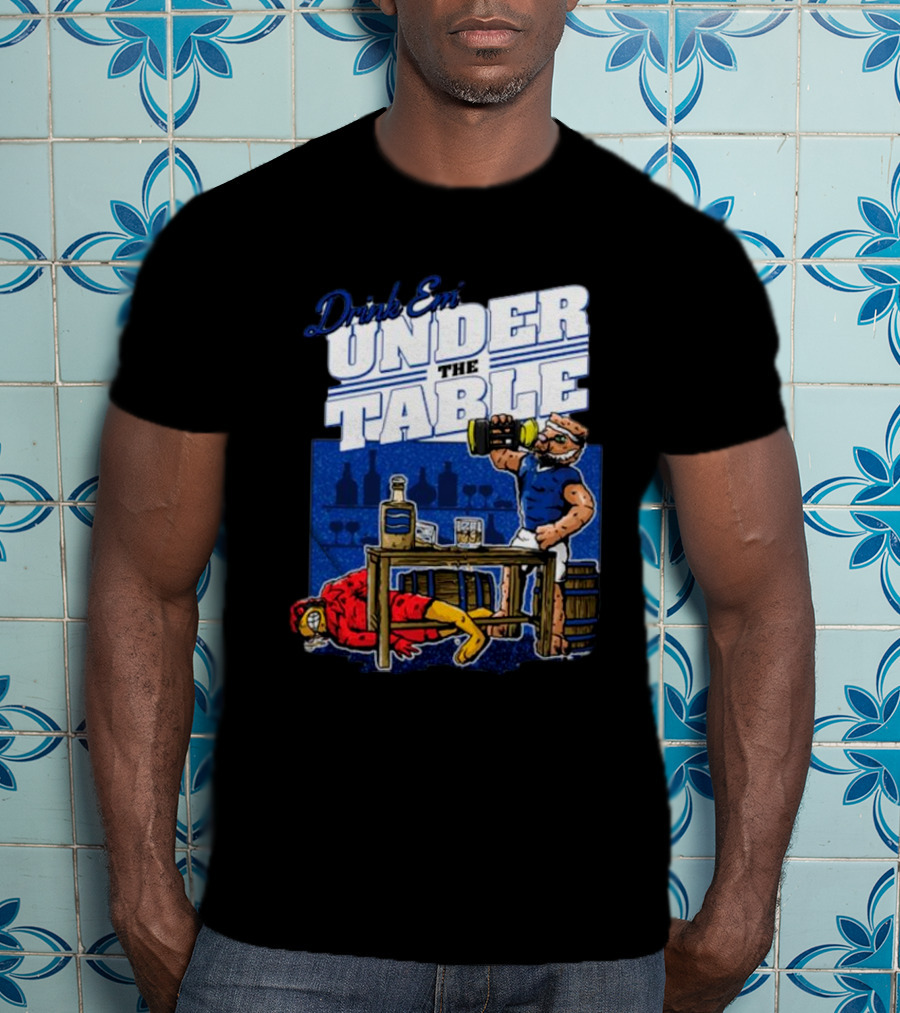 Kentucky Wildcats Vs. Louisville Cardinals Drink Em Under The Table T-Shirt
