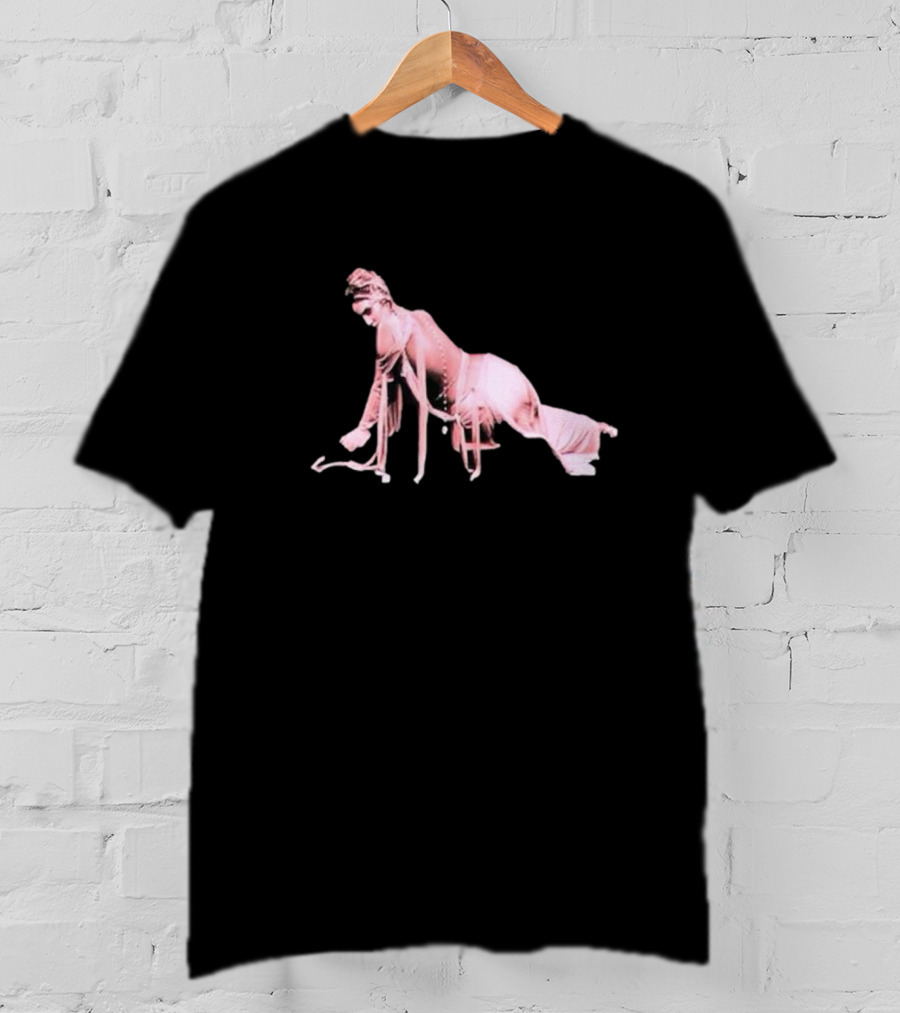 Alina Baraz Elegant Pink Silhouette Pose T-Shirt