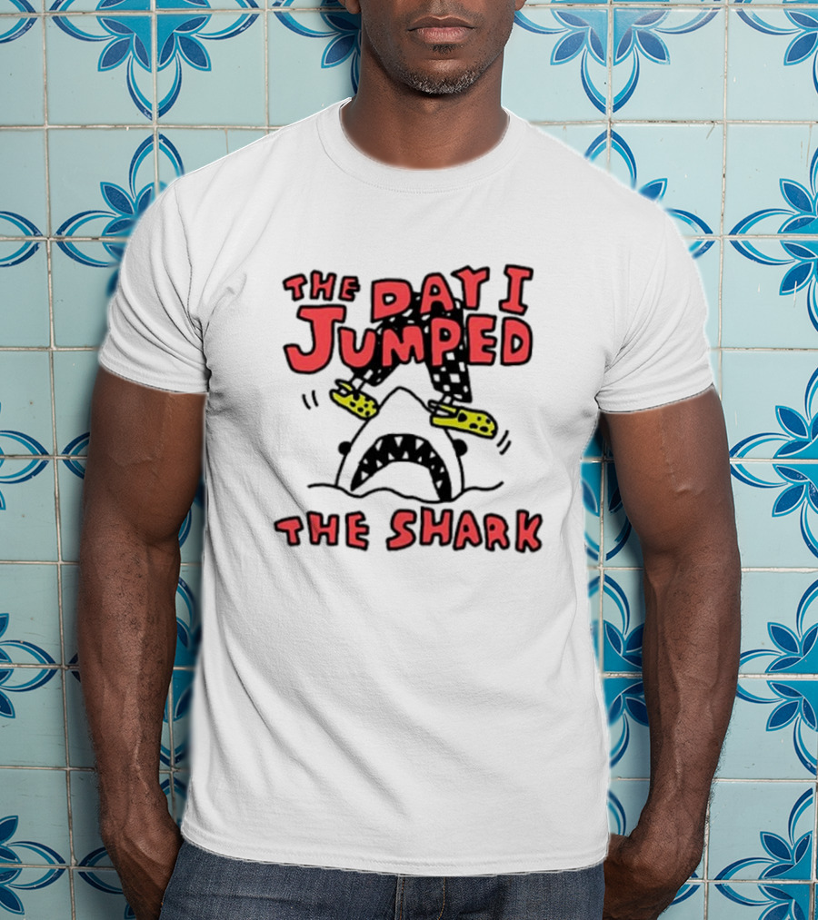 The Day I Jumped The Shark With Diving Fins T-Shirt
