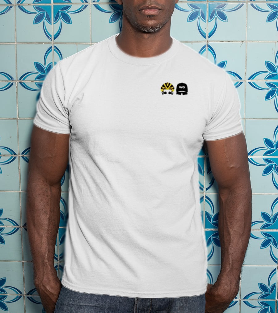 Watts Occurring Yellow Helmet Black Ski Mask Duo T-Shirt