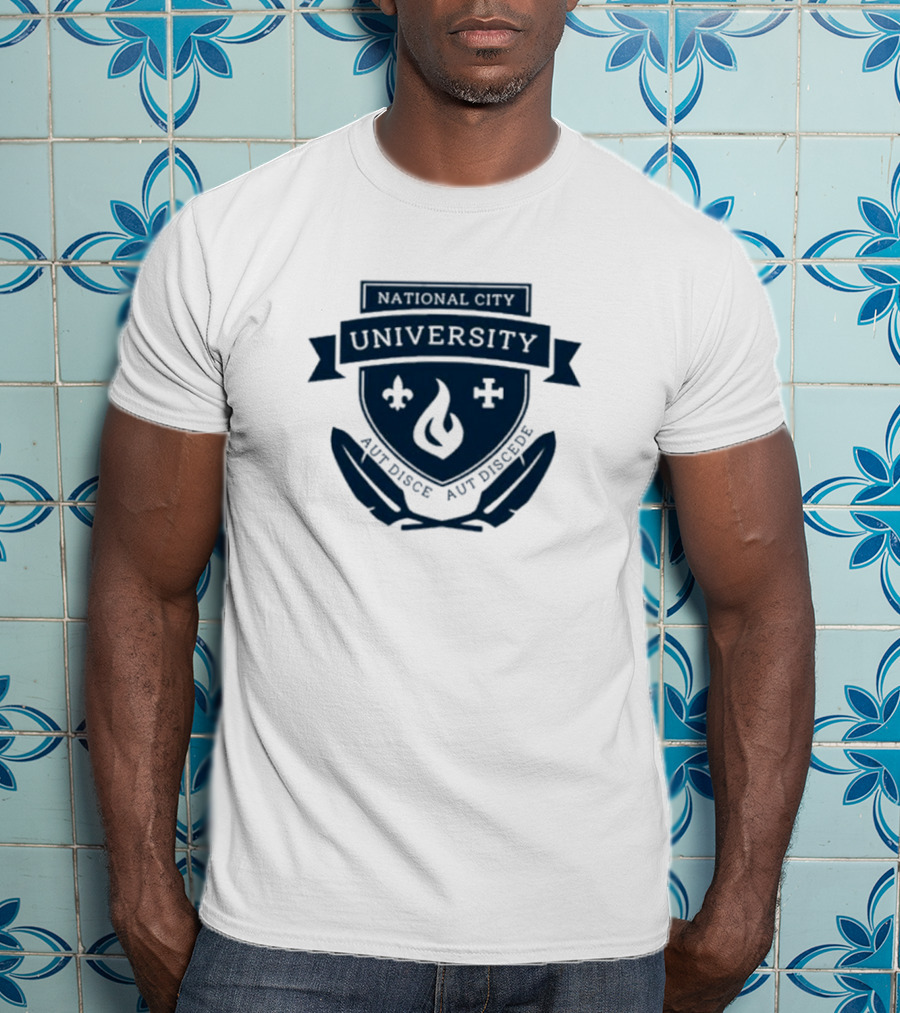 National City University Lena Luthor Aut Disce Aut Discede T-Shirt