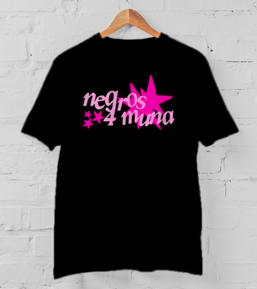 Negros 4 Muna Pink Stars T-Shirt