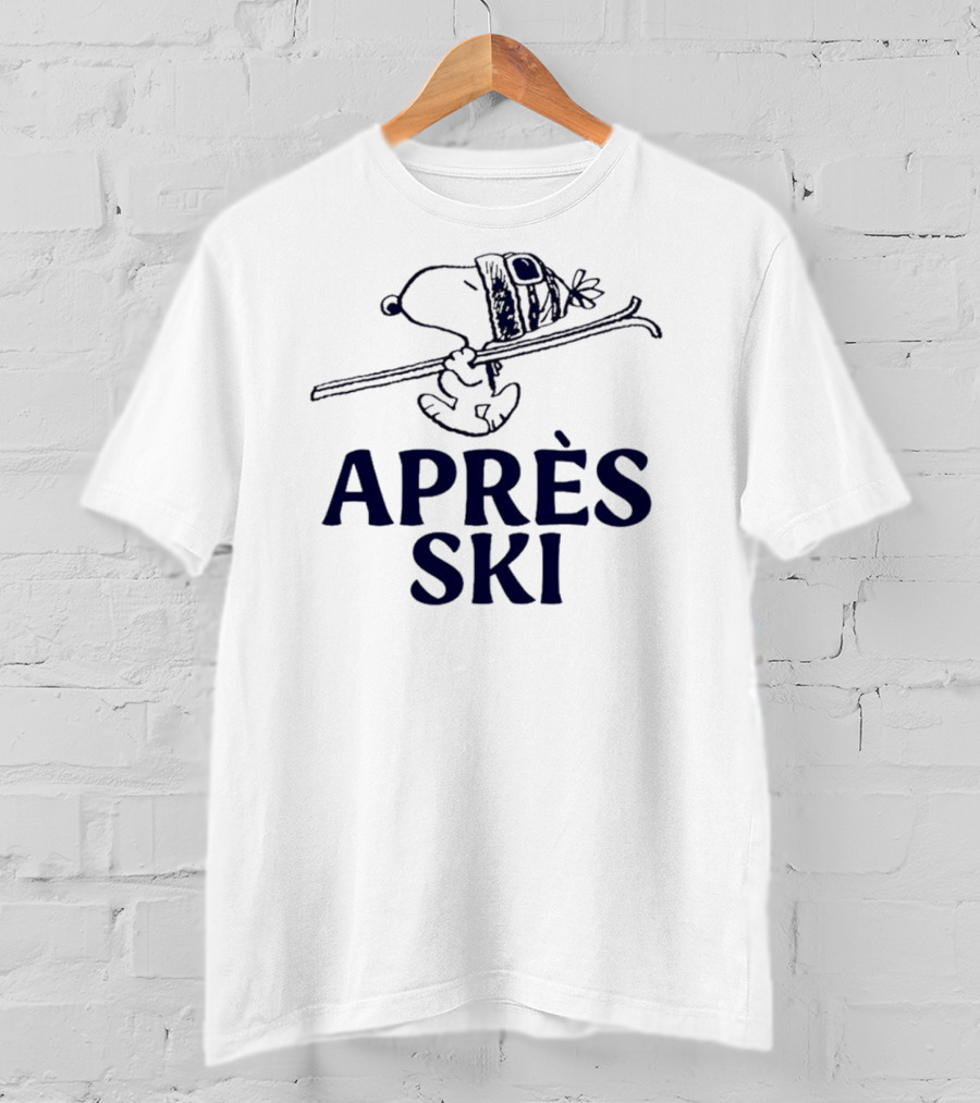 Snoopy Après Ski Winter Fun T-Shirt