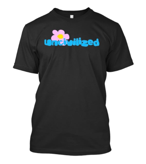 Uncivilized Pink Flower T-Shirt
