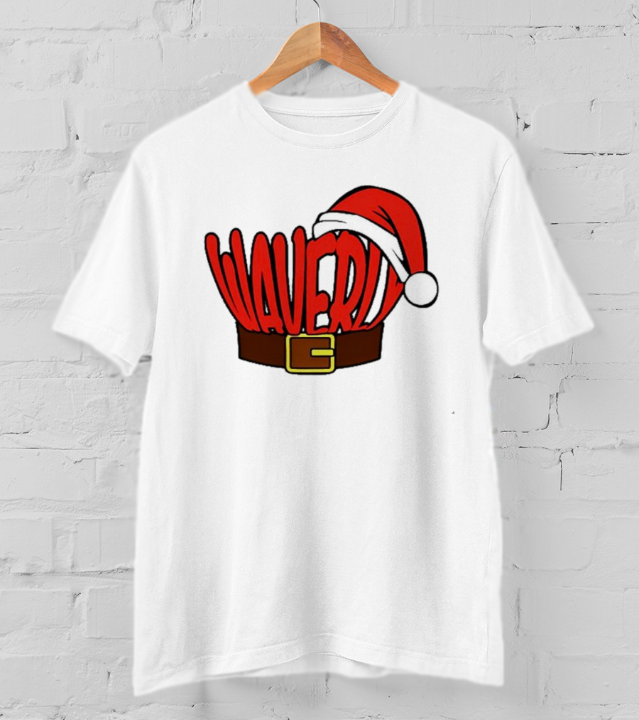 Waverly Christmas Santa Hat With Belt T-Shirt