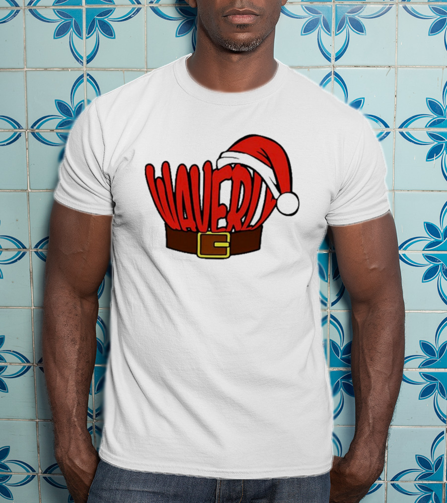 Waverly Christmas Santa Hat With Belt T-Shirt