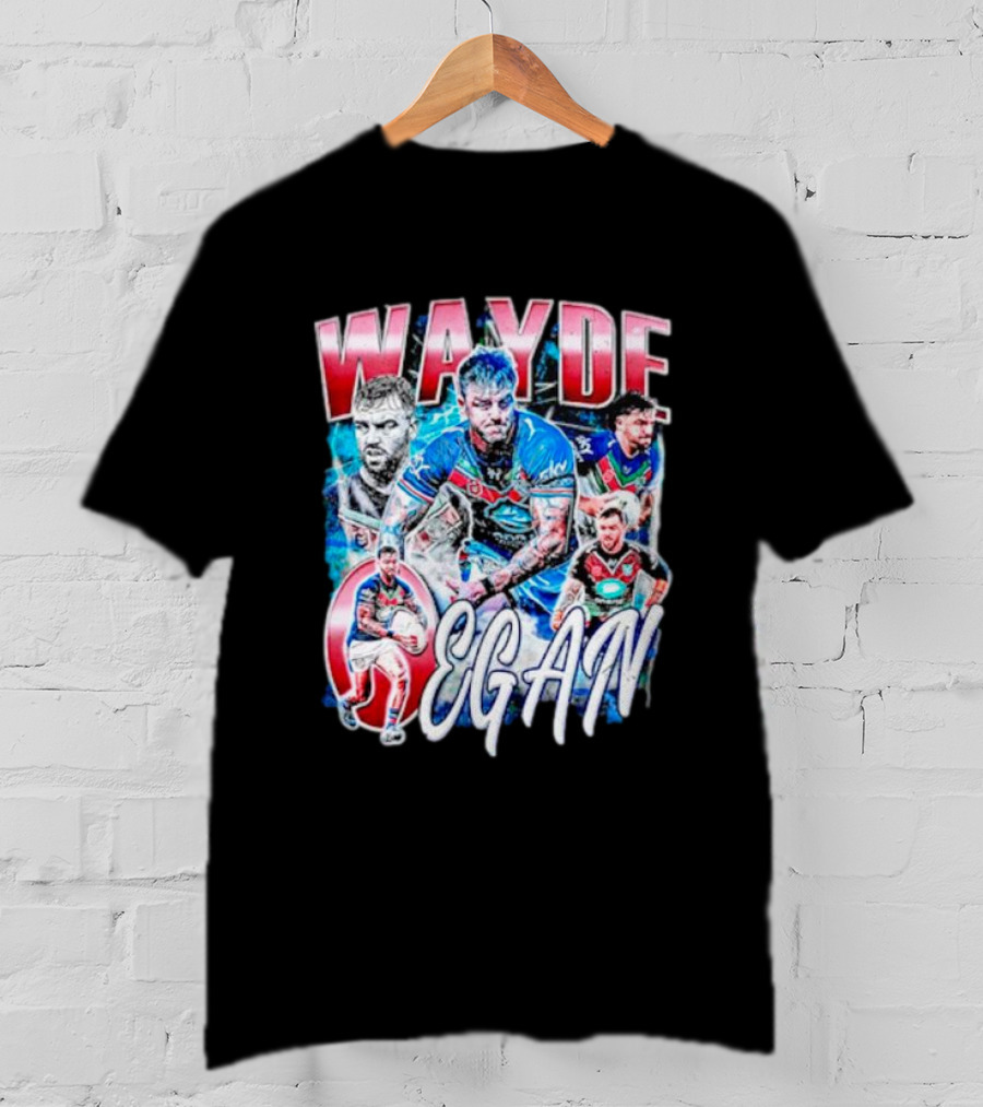 Wayde Egan New Zealand Warriors Rugby T-Shirt