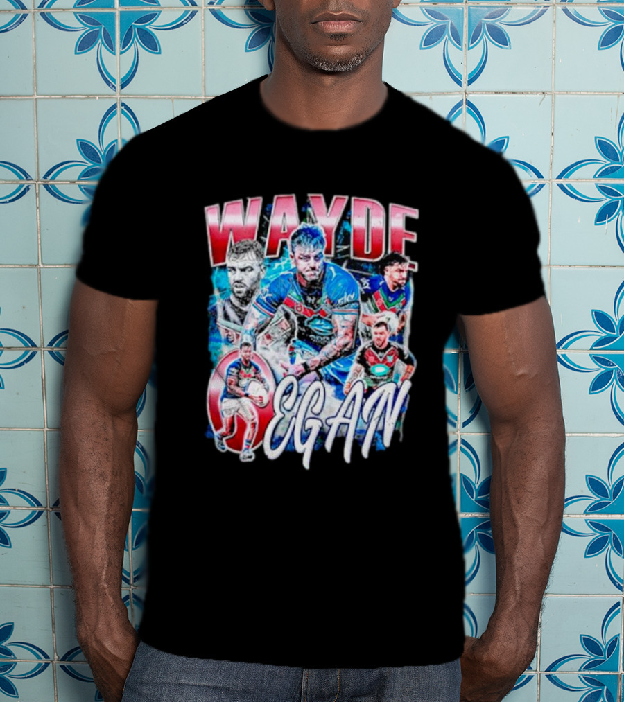 Wayde Egan New Zealand Warriors Rugby T-Shirt
