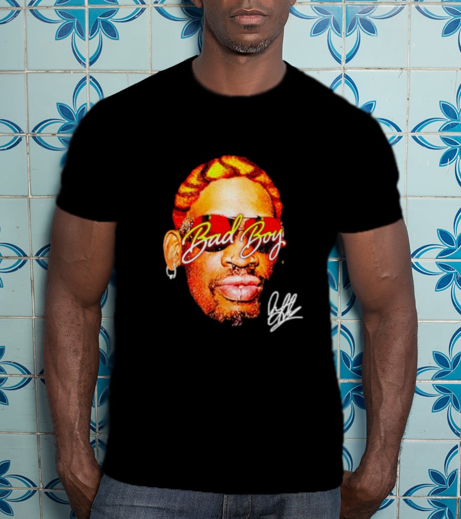 Dennis Rodman Bad Boy Signature Shades T-Shirt
