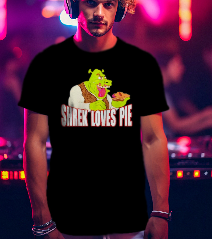 Shrek Loves Pie Ogre Eating T-Shirt