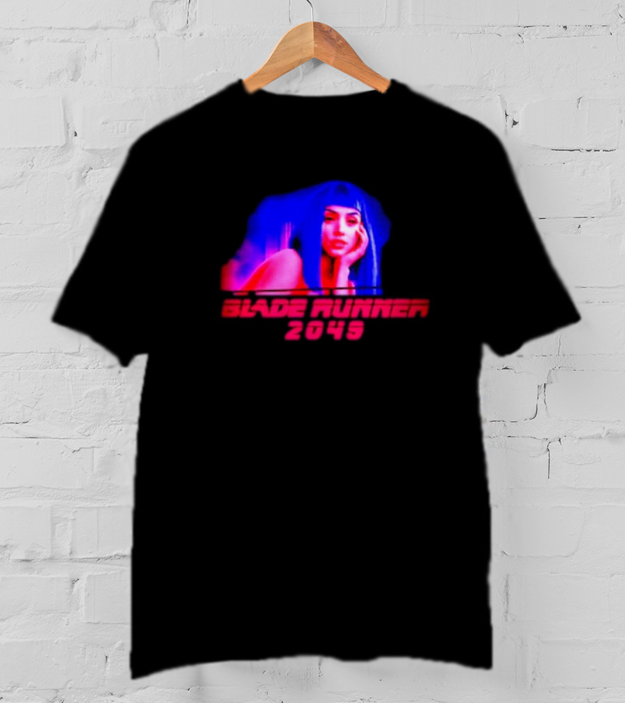 Blade Runner 2049 Neon Portrait Style With Futuristic Aesthetic T-Shirt