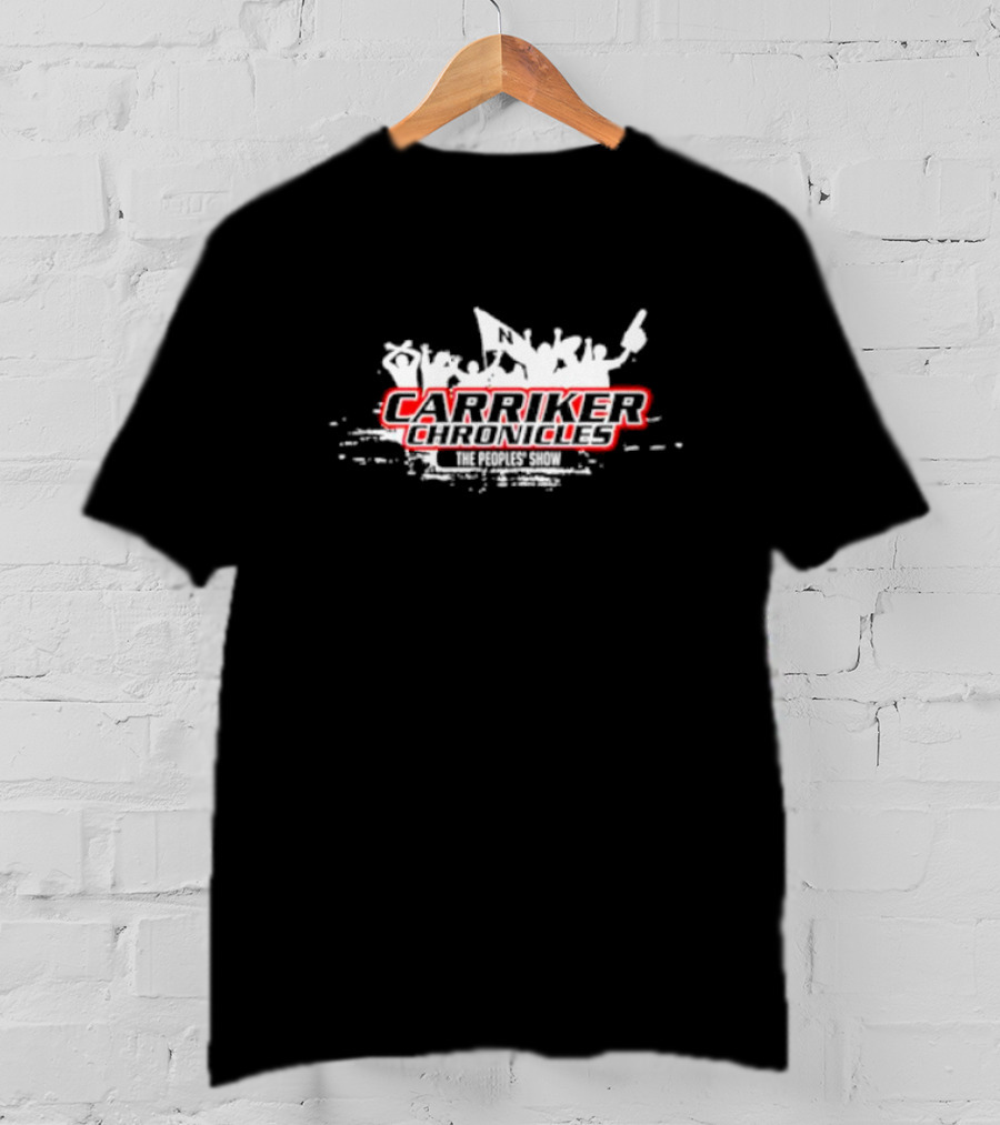 Carriker Chronicles The People's Show Crowd Silhouette With Red Highlights T-Shirt