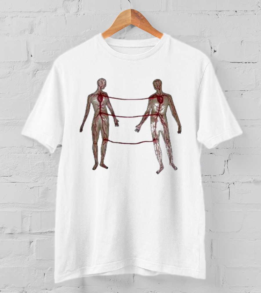 Marcos Alvarado Vascular Diagram Connected Figures T-Shirt