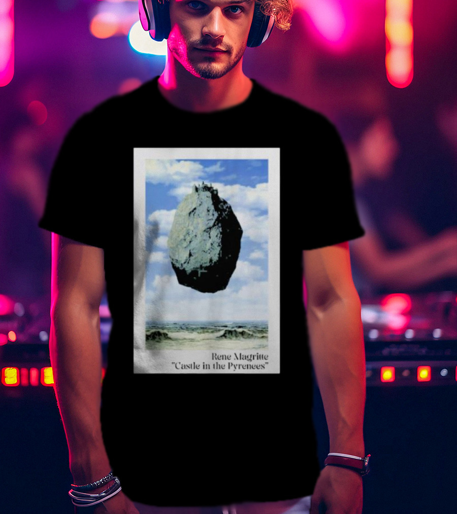 Rene Magritte Castle In The Pyrenees T-Shirt