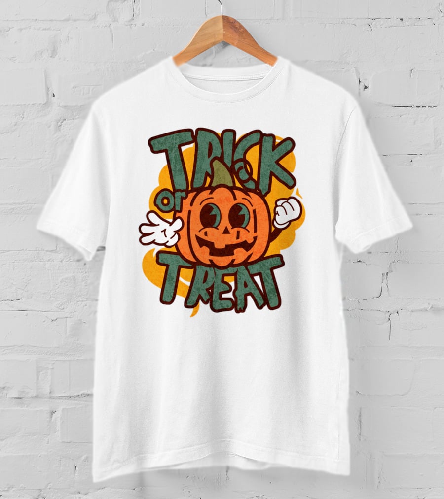 Trick Or Treat Pumpkin Character T-Shirt