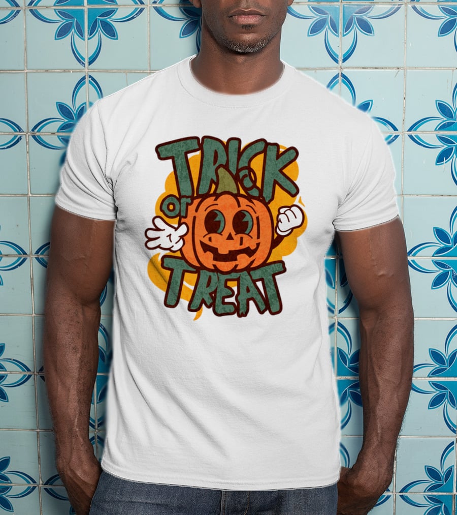 Trick Or Treat Pumpkin Character T-Shirt