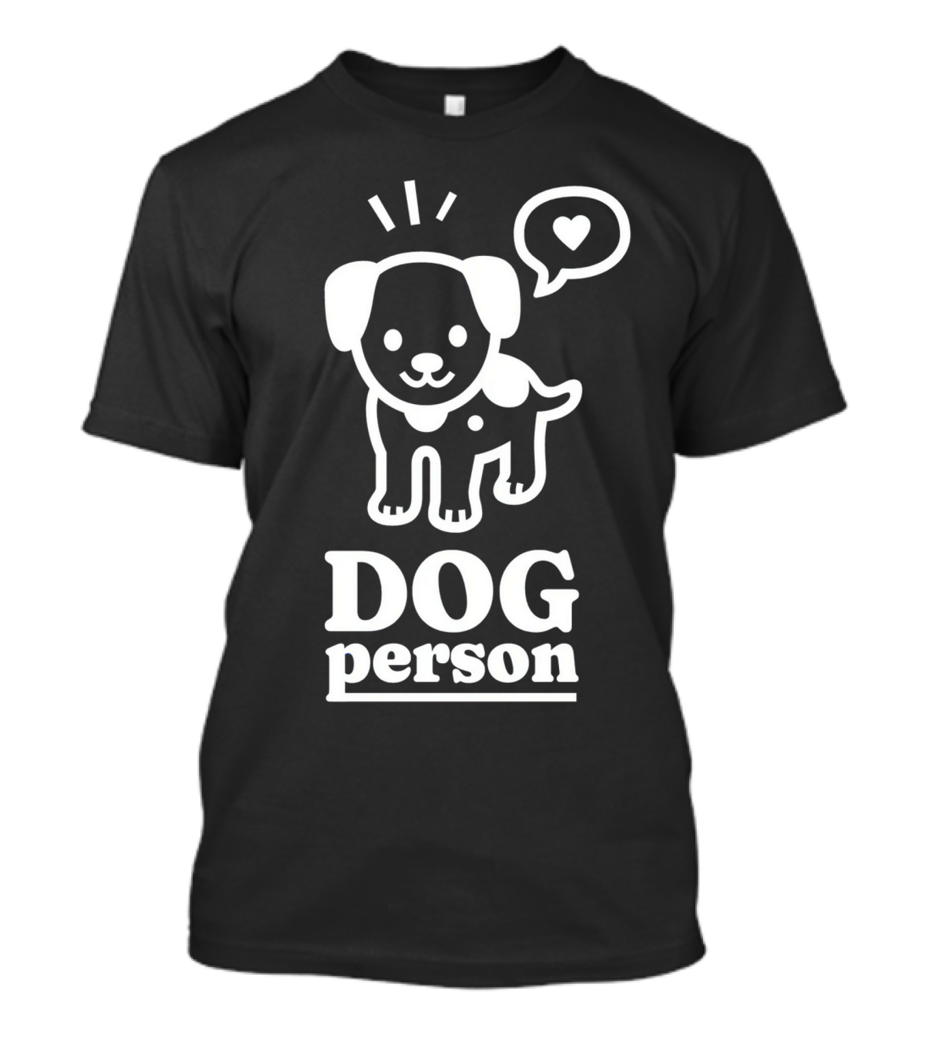 Dog Person Cute Animal Heart T-Shirt