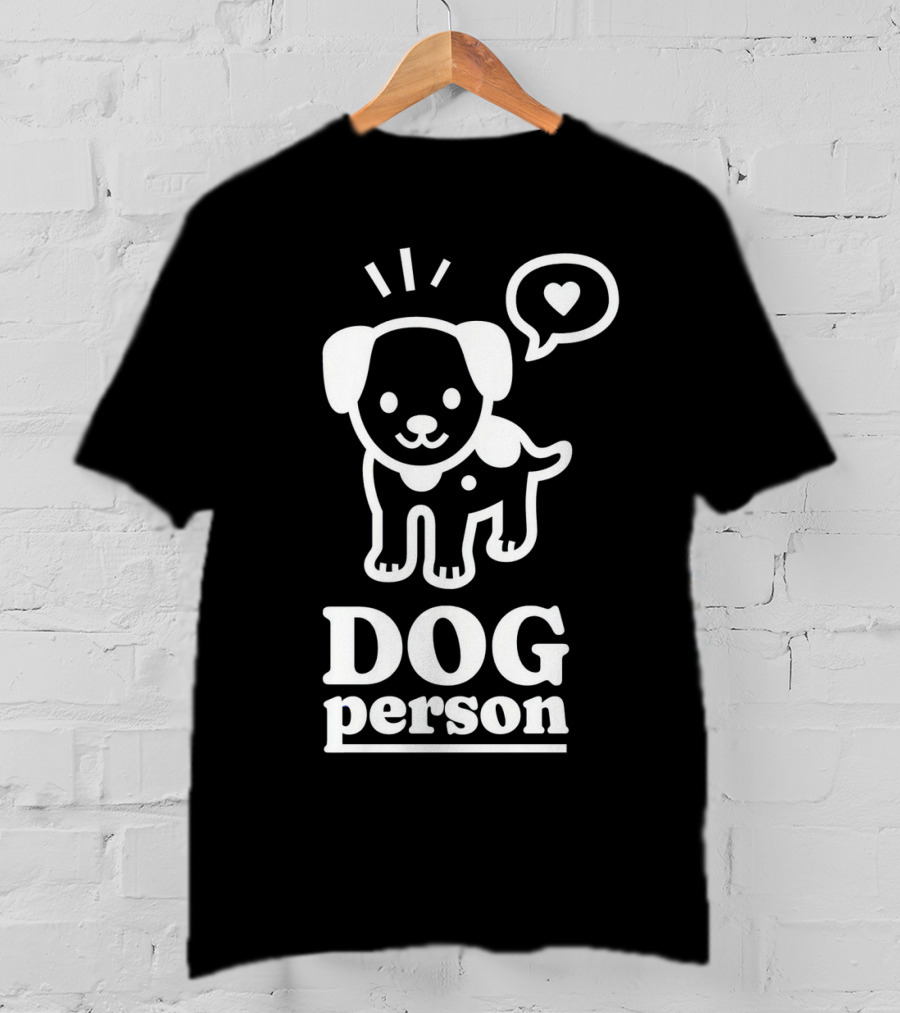 Dog Person Cute Animal Heart T-Shirt