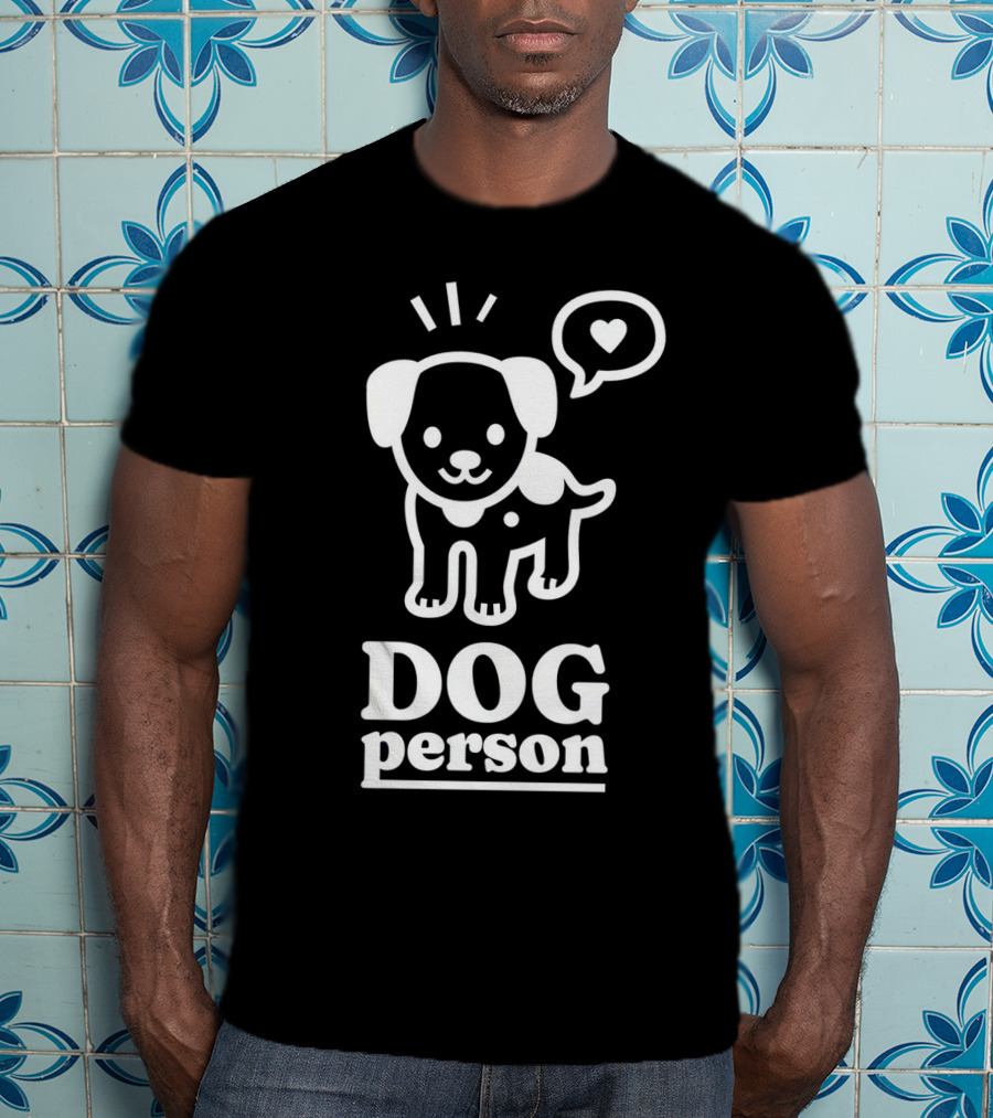 Dog Person Cute Animal Heart T-Shirt