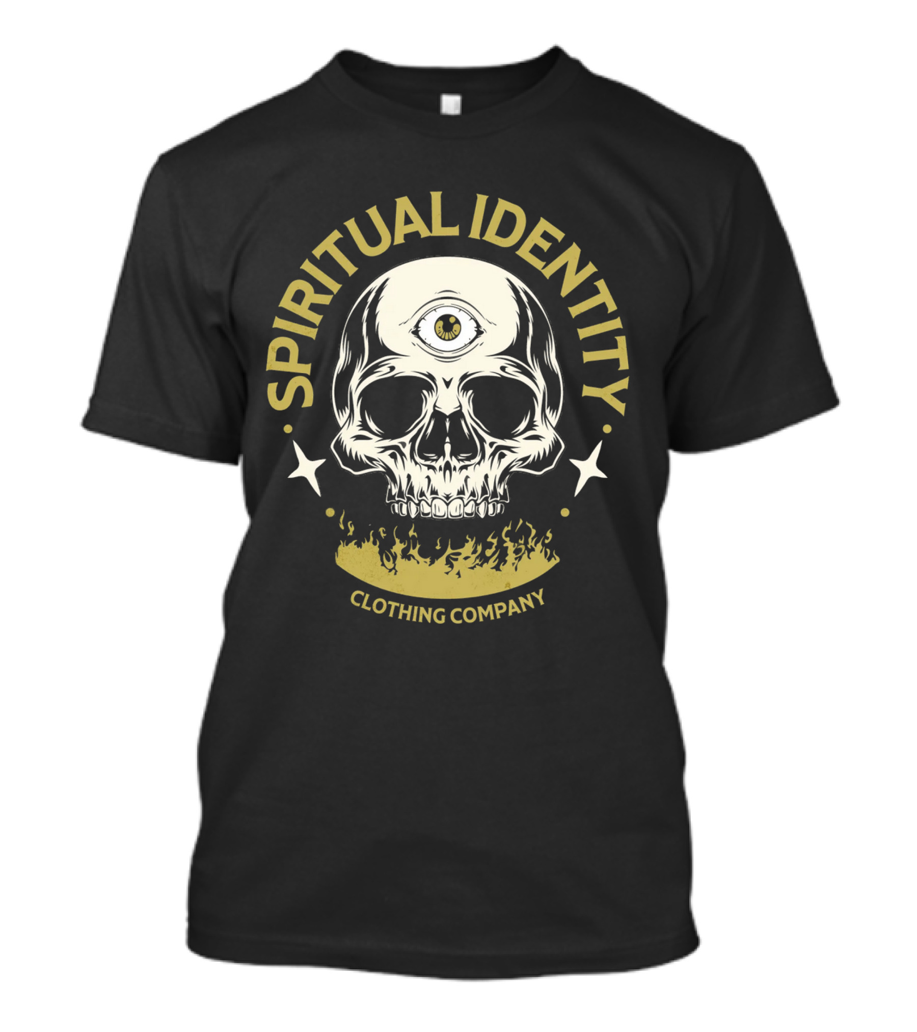 SPIRITUAL IDENTITY THREE-EYED SKULL CLOTHING COMPANY T-Shirt