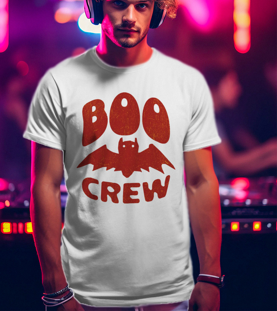 BOO CREW Bat Halloween T-Shirt