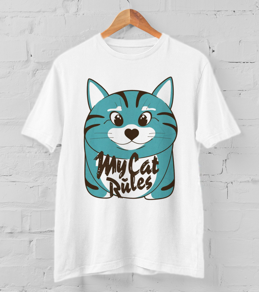 My Cat Rules Cute Animal T-Shirt
